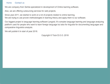 Tablet Screenshot of es.tutor.rs